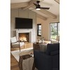 Urban Ambiance Luxury Modern Indoor Ceiling Fan,  15.6"H x 44"W,  Midnight Black, UHP9220 - 2 of 4