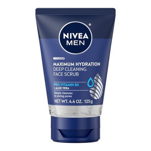 Nivea Men Maximum Hydration Deep Cleaning Face Scrub With Aloe Vera - 4 ...