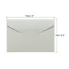 Unique Bargains Business Wedding Birthday V Flap Invitation Envelope 4 x 2.8 inch 50 Pcs - 2 of 4