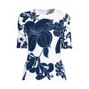 Lands' End Women's SunShade UPF 50 Elbow Sleeve Relaxed Rash Guard - 3 of 4