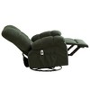 AndMakers Fabric Swivel Manual Recliner with Massage and USB Port - 4 of 4