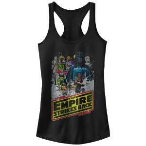 Juniors Womens Star Wars Movie Poster Racerback Tank Top - 1 of 4