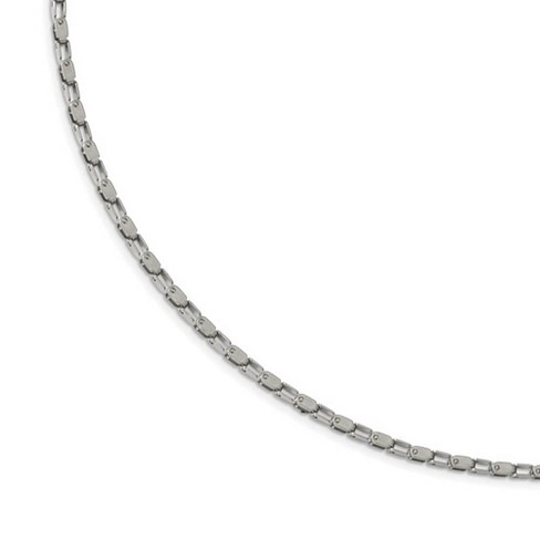 Black Bow Jewelry 2.5mm Stainless Steel Polished Fancy Link Chain Necklace - image 1 of 4