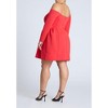 ELOQUII Women's Plus Size Off The Shoulder Structured Mini Dress - 3 of 4