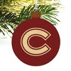 Colgate University Primary Logo Wood Christmas Tree Holiday Ornament - 4 of 4