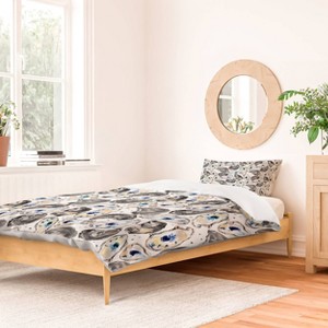 Deny Designs Michelle Mospens Coastal Oysters Duvet and Sham Set - 1 of 4