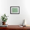 Deny Designs Alilscribble Abstract Greens Framed Art Print - 2 of 4