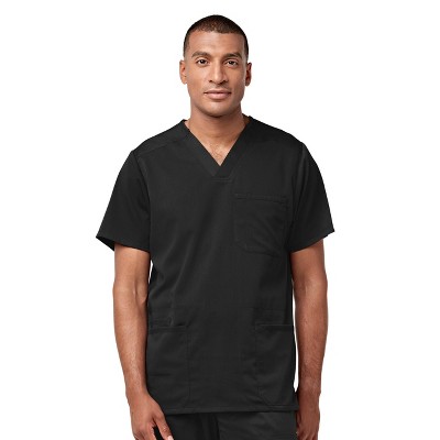 Wink PRO Men's Multi-Pocket V-Neck Scrub Top