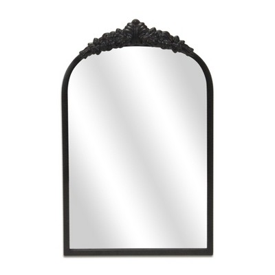 Cheung's Everlaine Modern Victorian Black Accent Mirror