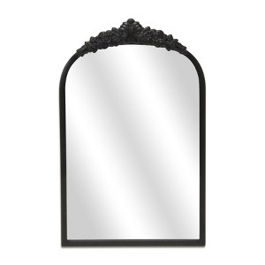 Cheung's Everlaine Modern Victorian Black Accent Mirror - 1 of 4