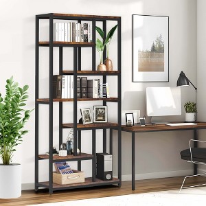 UbMelt 79 Inch Book Shelf Modern Freestanding Bookcase Shelves Organizer for Living Room,Bedroom,Office - 1 of 4