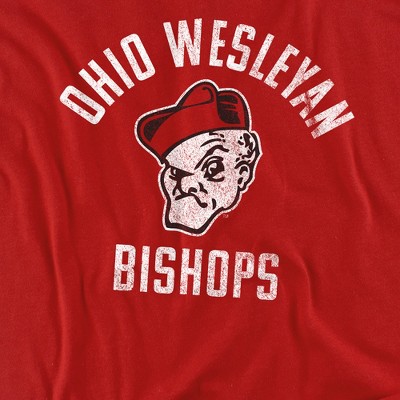 Men's Ohio Wesleyan University Official Bishops Logo T-Shirt Bishops Logo