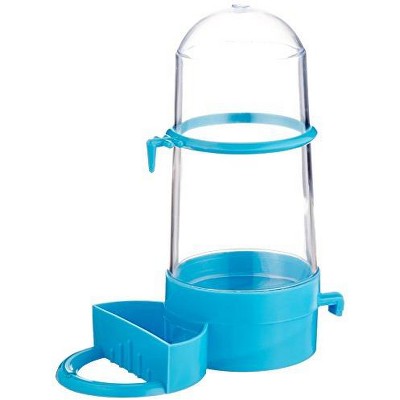 Prevue Pet Products BPV1187 Plastic Fountain Feeder Cup for Small Animals, Jumbo, Clear