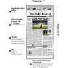 Americanflat 11x22 Newspaper Frame with plexiglass - Assorted Media Article Cover Frame - Available in a variety of Colors - 2 of 4