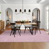 Modern Rug Runners for Hallways, Abstract Kitchen Runner Rugs Non Slip Bath Runner, Rainbow Washable Runners Rug - 3 of 4