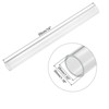 Unique Bargains Lamp Lantern Water Cooling System Acrylic Round Pipes Clear 2 Pcs 14" - 2 of 4