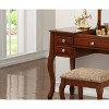 NicBex Vanity Desk with Mirror Dressing Table with Flip-top Mirror, Storage Drawers, Makeup Desk with Tufted Seat Stool for Apartment - 4 of 4