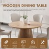 Sapphtopaz Wooden Dining Table Modern Kitchen Table Home and Kitchen Table for Living Room, Kitchen - 3 of 4
