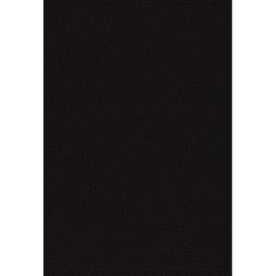 NKJV Study Bible, Premium Bonded Leather, Black, Indexed, Comfort Print - by  Thomas Nelson (Leather Bound)