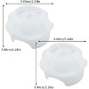 JDICTION 2PCS Flower Bowl Ring Holder Silicone Mold Set For Epoxy Resin Jewelry, DIY Trinket Dish & Home Decor Craft Gift - 2 of 4
