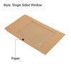 Unique Bargains Mailing Photo Single-Sided Full Face Window Envelopes 10 Pcs - 4 of 4