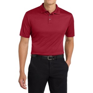 Mafoose Men's Short Sleeve Moisture-Wicking Performance Fine Jacquard Polo Shirt - 1 of 4