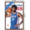 Trends International NBA Philadelphia 76ers - Joel Embiid Feature Series 23 Framed Wall Poster Prints - 3 of 4
