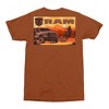 Mens Dodge Ram Riding out West Front and Back Print T-Shirt - 3 of 4