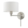 Livex Lighting 1 - Light Wall Light in  Brushed Nickel - 3 of 4