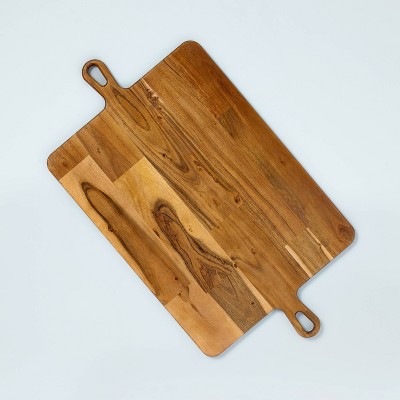 NATURAL WOOD CUTTING BOARD - RECTANGLE SHAPE