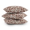 20"x20" Deny Designs Valentina Ramos Bows Mocha Mousse Square Outdoor Throw Pillow Beige - 4 of 4