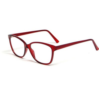 Calabria Viv Designer Reading Glasses 12500 in Red ; Demo Lens