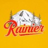 Mens Rainier Beer Mountain Logo Yellow T-Shirt - 2 of 3