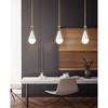 Nuvo Lighting Admiral 1 - Light Pendant in  Matte White/Natural Brass - 3 of 4