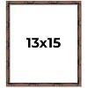 PosterPalooza | 13x15 Bamboo Picture Frame, UV Acrylic, 4 Finishes - Brown, Black, Gold, and Natural - 2 of 4