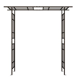 WELLFOR 77.56" Iron Trellis - 1 of 4