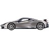 2019 Automobili Pininfarina Battista Argento Liquido Silver Met w/Blu del Re Blue Top "US Edition" 1/18 Model Car by Top Speed - 3 of 4