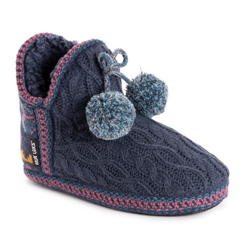 Muk luks plaid bootie slipper hot sale