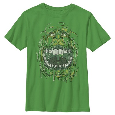 Boy's Ghostbusters Slimer Drip Face T-Shirt