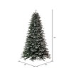 Vickerman Artificial Frosted Douglas Fir Christmas Tree - 3 of 4