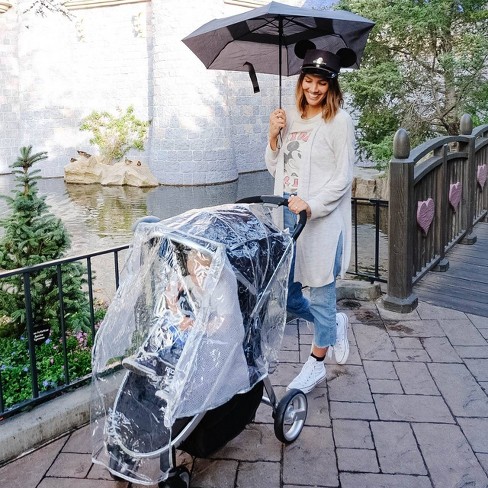 Double stroller rain cover hot sale target