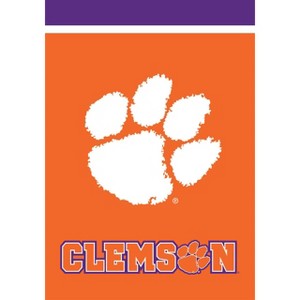 Briarwood Lane Clemson Tigers Garden Flag NCAA Licensed 12.5" x 18" - 1 of 4