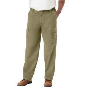 Boulder Creek by KingSize Men's Big & Tall Renegade Side-Elastic Waist Cargo Pants - 1 of 4