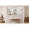 NicBex 36x24 Inch Modern Bathroom Mirror for Wall, Aluminum Framed Vanity Mirror, Hangs Horizontally or Vertically for Living Room Bedroom - 4 of 4