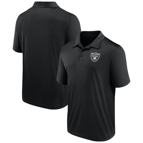 Nfl Las Vegas Raiders Men's Shoestring Catch Polo T-shirt - Xxl : Target