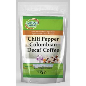 Larissa Veronica Chili Pepper Colombian Decaf Coffee (Gourmet, Naturally Flavored, Whole Coffee Beans) (16 oz, ZIN: 549218) - 1 of 4