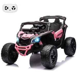 12V Ride on UTV Car, Licensed Can-Am Electric Off-Road UTV Car, Kids Truck Remote Control, Large Seat, Ride on Toy for Kids - 1 of 4