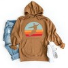 Simply Sage Market Women's Graphic Hoodie Snowboard With Stripes - 2 of 2