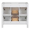 36 inch large capacity bathroom storage cabinet vanity (excluding sink) - 3 of 4