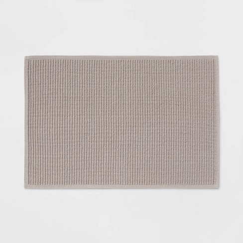 20x34 Low Chenille Memory Foam Bath Rug - Threshold™ : Target